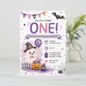 ハロウィン 誕生日パーティー スプーキー ワン 招待状 (スタンド正面)