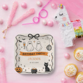 ハロウィン 誕生日パーティー ペーパープレート (パーティー)