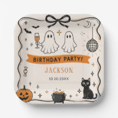 ハロウィン 誕生日パーティー ペーパープレート (正面)