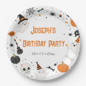 ハロウィン 誕生日パーティー ペーパープレート (正面)