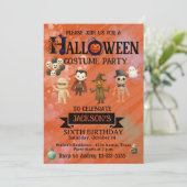 ハロウィン 誕生日パーティー（年齢不問） 招待状 (スタンド正面)