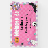 ハロウィン 誕生日パーティー 横断幕 (縦)
