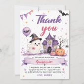 ハロウィン 誕生日 ありがとう カード (正面)