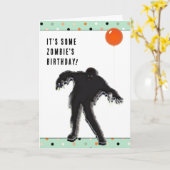 ハロウィン 誕生日 おもしろ カード (黄色い花)