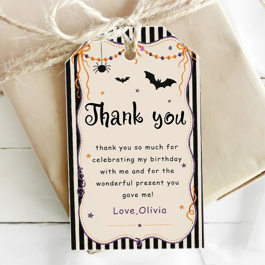 ハロウィン 誕生日 お礼 ギフトタグ