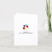 ハロウィン 誕生日 お礼  blank カード (裏面)