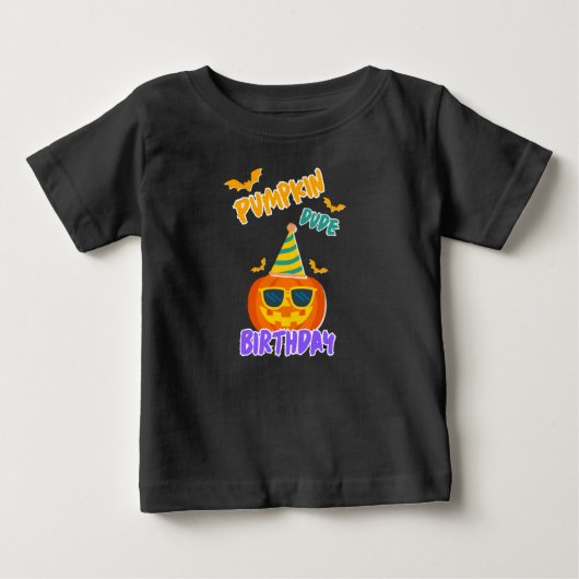 ハロウィン 誕生日 かぼちゃ Tシャツ (正面)