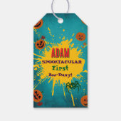 ハロウィン 誕生日 キッズ パーティ ハロウィン ギフトタグ (正面)