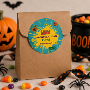 ハロウィン 誕生日 キッズ パーティ ハロウィン ラウンドシール