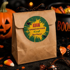 ハロウィン 誕生日 キッズ パーティ ハロウィン ラウンドシール