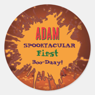 ハロウィン 誕生日 キッズ パーティ ハロウィン ラウンドシール