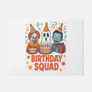 ハロウィン 誕生日 スクワッド クリーピー クラウン ゴースト ゾンビ ドアマット