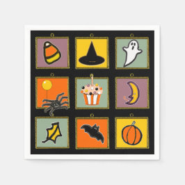 ハロウィン 誕生日 スタンダードカクテルナプキン