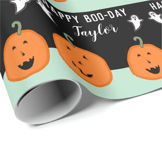 ハロウィン 誕生日 ラッピングペーパー (ロールコーナー)