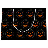ハロウィン 誕生日 ラージペーパーバッグ (正面)