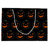 ハロウィン 誕生日 ラージペーパーバッグ (裏面)