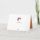 ハロウィン 誕生日 女の子 ありがとう かぼちゃ 風船 カード (裏面)