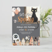 ハロウィン 誕生日  招待状 (スタンド正面)
