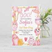 ハロウィン 誕生日 招待状 テンプレート (スタンド正面)