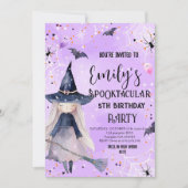 ハロウィン 誕生日 招待 衣装 パーティー 魔女 招待状 (正面)