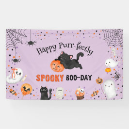 ハロウィン 誕生日 猫 バースデー にゃんこ おばけ 横断幕