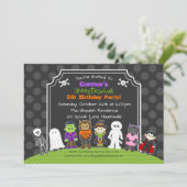 ハロウィン 誕生日 衣装 パーティー 招待状 (スタンド正面)