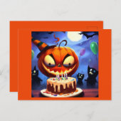 ハロウィン - 誕生日 3 ポストカード (正面/裏面)