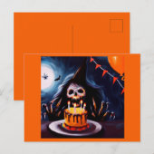 ハロウィン - 誕生日 4 ポストカード (正面/裏面)