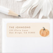 ハロウィン 返信先ラベル 秋のシャワーラベル ラベル (インサイチュ)