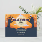 ハロウィン　邪悪なまでの楽しい時間のお誘い 招待状 (スタンド正面)