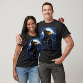 ハロウィン-頭のない騎手及びロゴのTシャツ Tシャツ (ユニセックス)