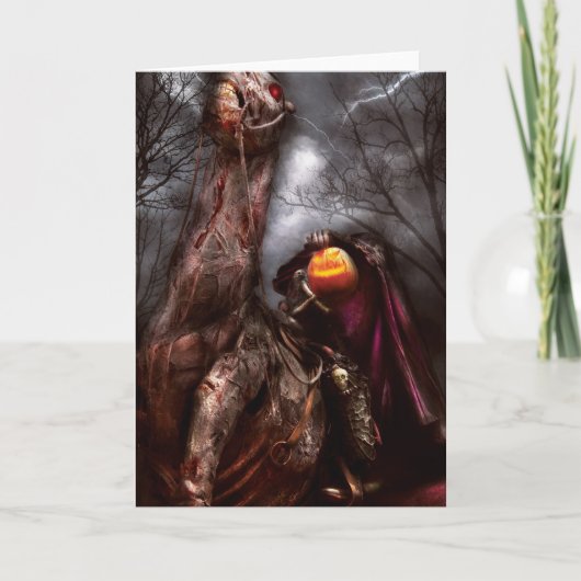 ハロウィン-頭のない騎手 カード (正面)