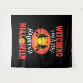 ハロウィン 魔女の家 背景 タペストリー (正面(横))