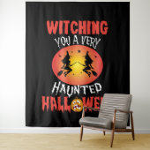 ハロウィン 魔女の家 背景 タペストリー (インサイチュ)