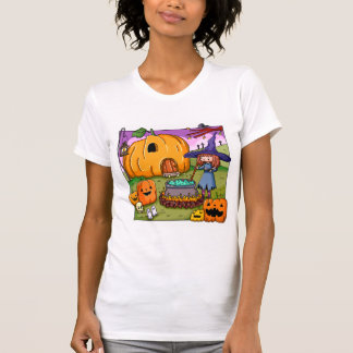 ハロウィン 魔女 かぼちゃ ハウス Tシャツ