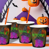 ハロウィン 魔女 パーティー 食器類 ウイッチーズ 紙コップ