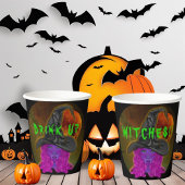 ハロウィン 魔女 パーティー 食器類 ウイッチーズ 紙コップ