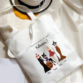 ハロウィン、魔女、最高の友達の贈り物 トートバッグ