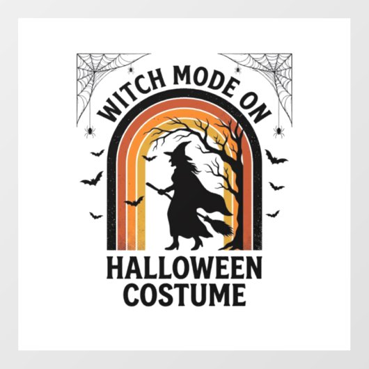 ハロウィン 魔女 Tシャツ 面白い コスチューム ヴィンテージ 彫刻 ウィンドウサイン (シート)