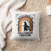 ハロウィン 魔女 Tシャツ 面白い コスチューム ヴィンテージ 彫刻 クッション (ブランケット)