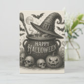 ハロウィン 魔法の壺 招待状 (スタンド正面)