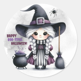 ハロウィン 魔法使い 魔術 魔法使い 城 ラウンドシール