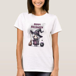 ハロウィン 魔法使い 魔術 魔法使い 城 Tシャツ