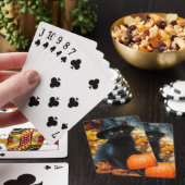 ハロウィン 黒猫とかぼちゃ トランプ (インサイチュ)