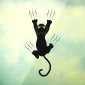 ハロウィン 黒猫のガラス下り ウィンドウサイン (シート3)