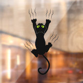 ハロウィン 黒猫のガラス下り ウィンドウサイン (シート2)