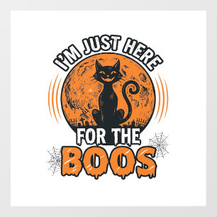 ハロウィン 黒猫はブーに来た ヴィンテージTシャツ ウィンドウサイン