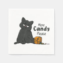 ハロウィン 黒猫 もっとキャンディを