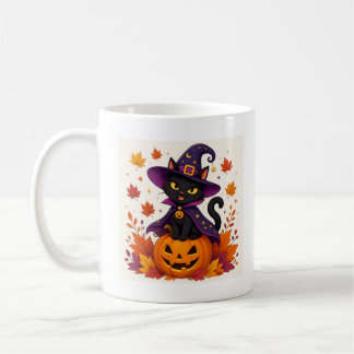 ハロウィン 黒猫 コーヒーマグ コーヒーマグカップ