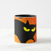 ハロウィン 黒猫 スプーキー マグカップ (中央)